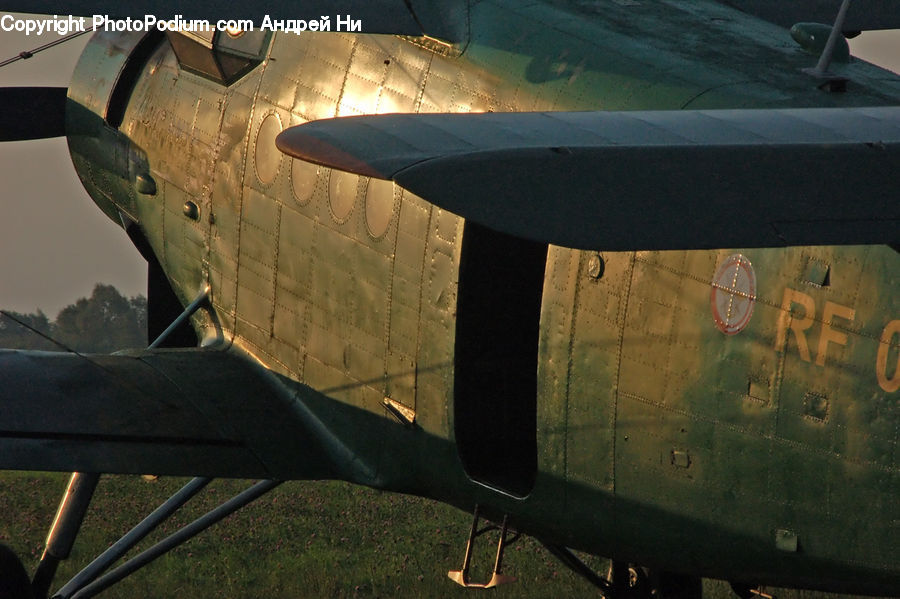 Aircraft, Airplane, Biplane, Propeller