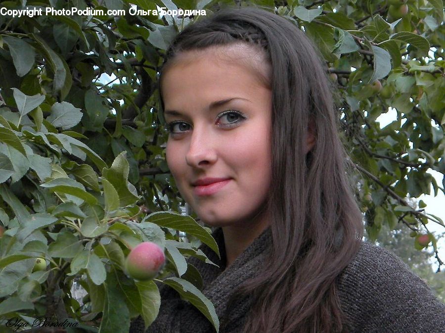 People, Person, Human, Apple, Fruit, Portrait