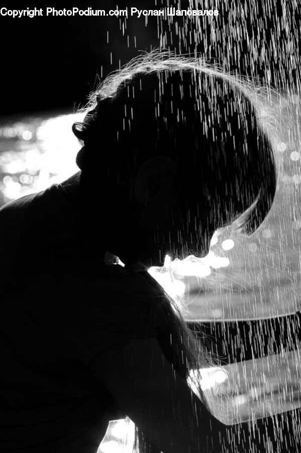 Night, Outdoors, Water, Lighting, Person, Portrait