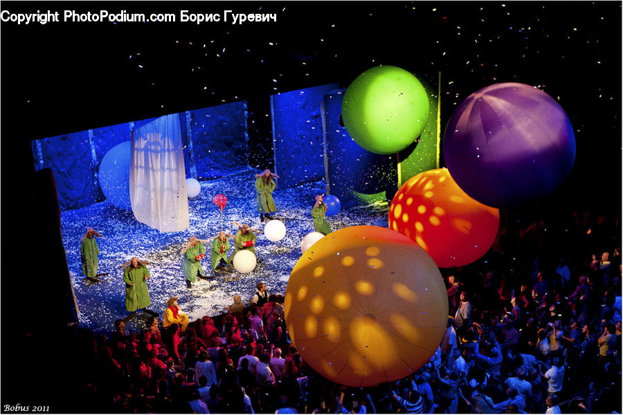 Crowd, Ball, Sphere, Carnival, Festival, Party, Parade