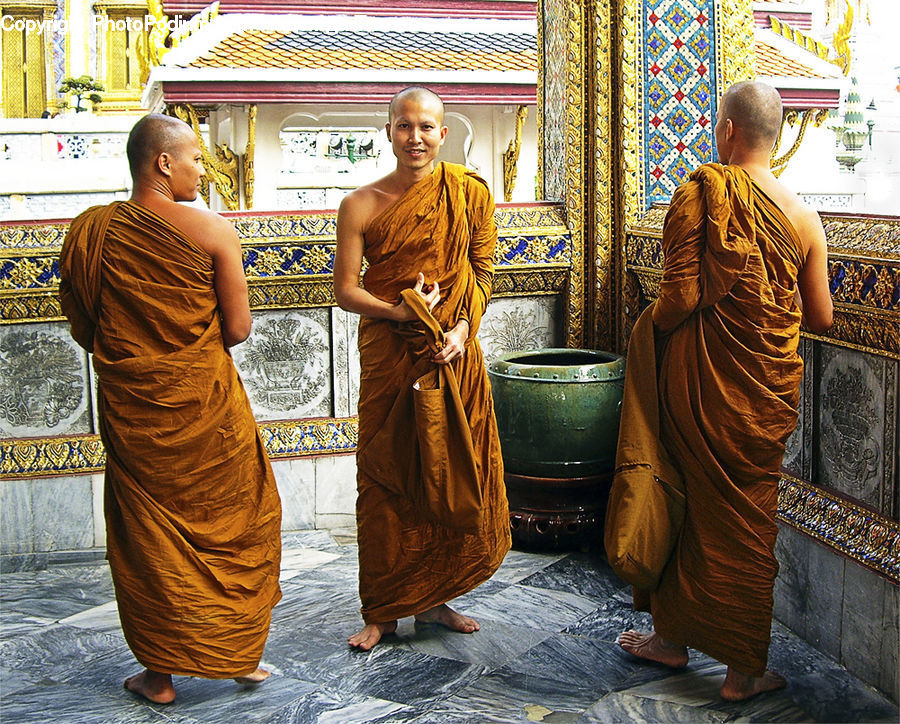 Human, People, Person, Monk, Costume, Sari, Robe