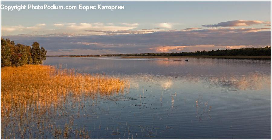 Lake, Outdoors, Water, Dawn, Dusk, Sky, Sunrise