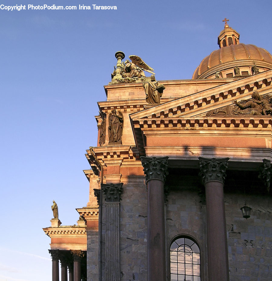 Column, Pillar, Architecture, Dome, Art, Sculpture, Statue