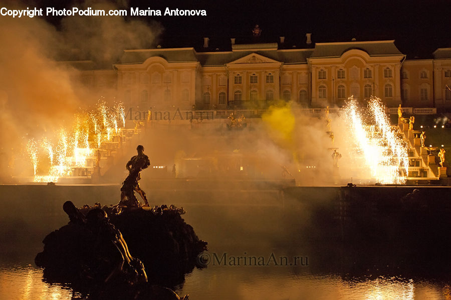 Fountain, Water, Army, Military, Military Uniform, Soldier, Silhouette