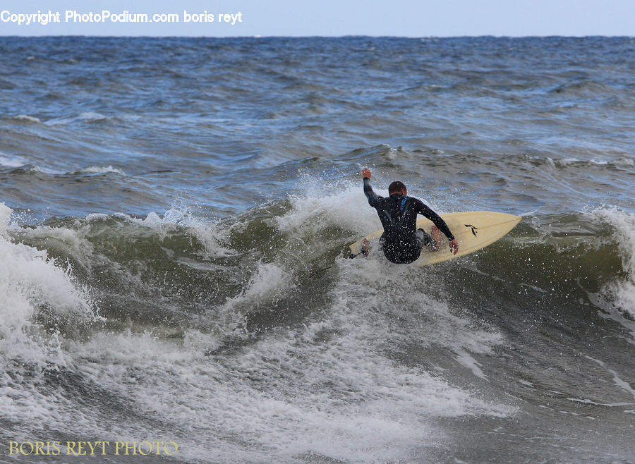 Outdoors, Sea, Sea Waves, Water, Sport, Surfing