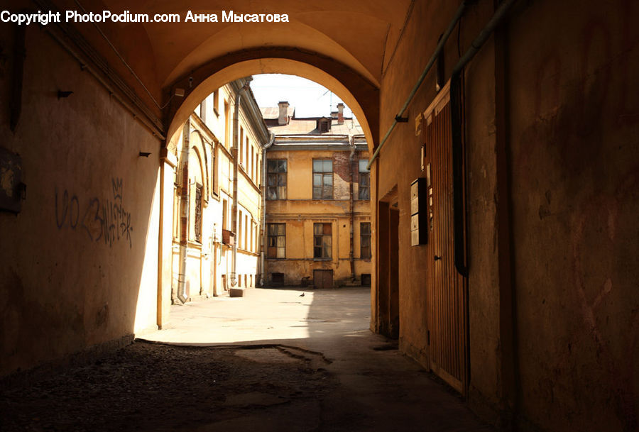 Corridor, Aisle, Crypt
