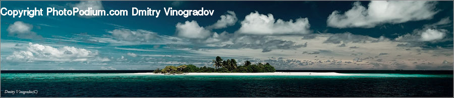 Azure Sky, Cloud, Outdoors, Sky, Cumulus, Beach, Coast