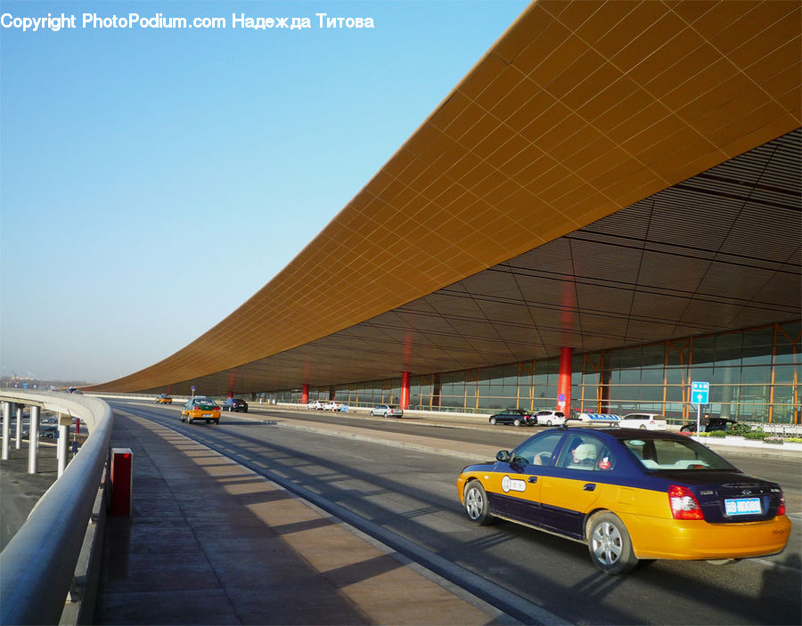 Automobile, Car, Vehicle, Freeway, Road, Cab, Taxi