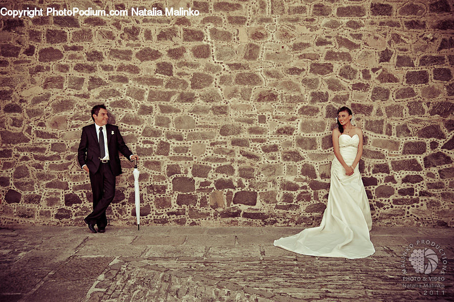 Human, People, Person, Clothing, Overcoat, Suit, Bride