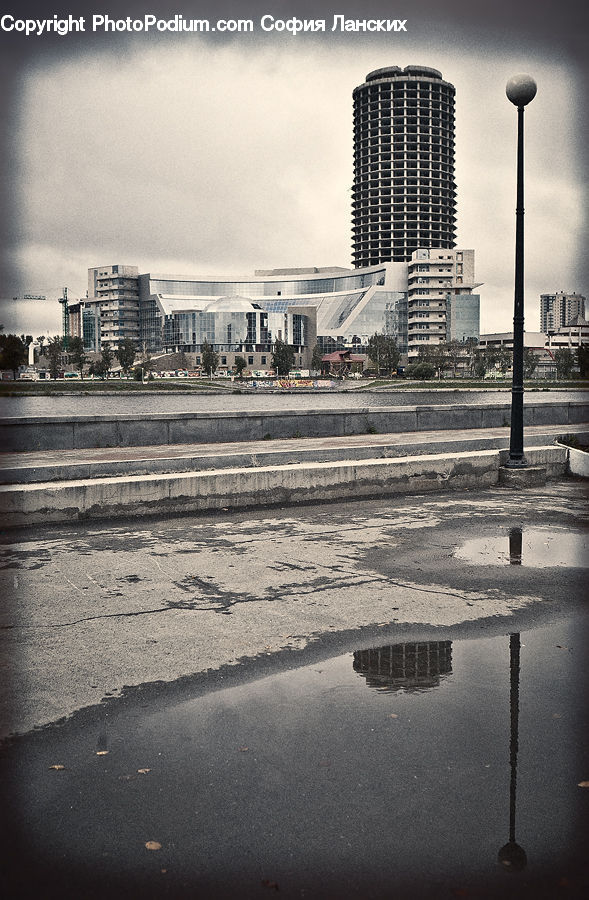 City, Downtown, Urban, Building, High Rise, Housing, Waterfront