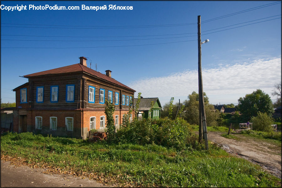 Building, Housing, Villa, Downtown, Neighborhood, Town, House