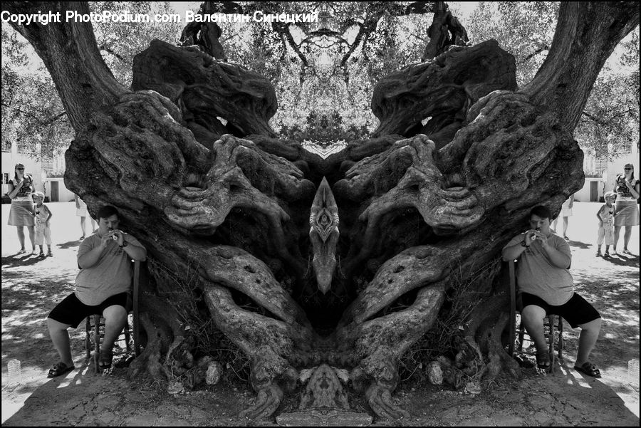 People, Person, Human, Art, Sculpture, Statue, Oak