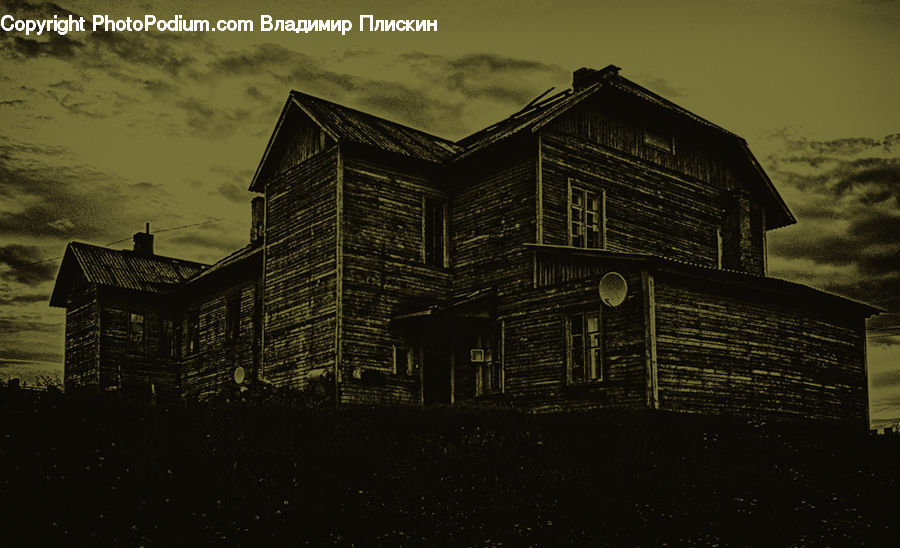 Brick, Architecture, Mansion, Building, Office Building, Cabin, Hut
