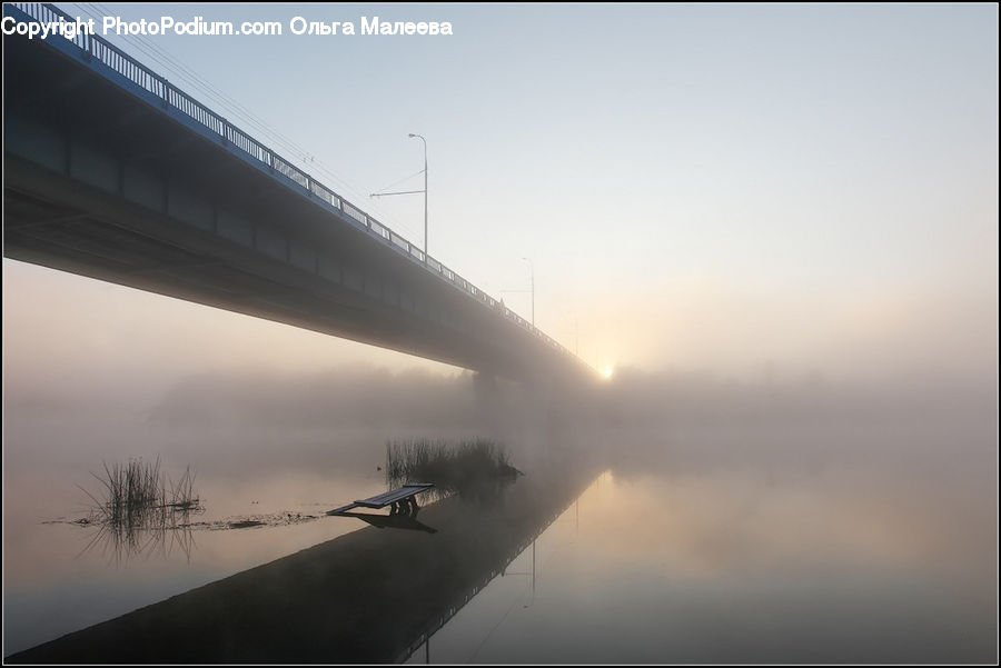 Aircraft, Airplane, Glider, Gliding, Fog, Dock, Landing