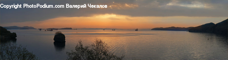 Dawn, Dusk, Sky, Sunrise, Sunset, Red Sky, Landscape