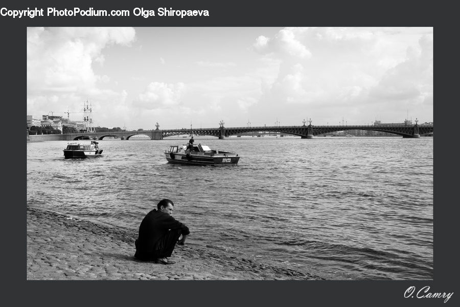 Barge, Boat, Tugboat, Hovercraft, Vessel, Boy, Cruise Ship