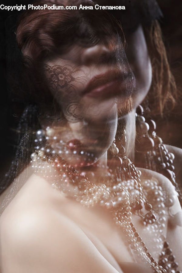 People, Person, Human, Lace, Face, Selfie, Bust