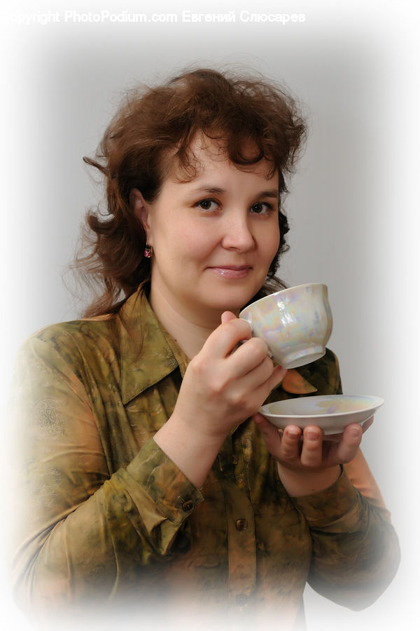 People, Person, Human, Cup, Coffee Cup, Glass, Goblet