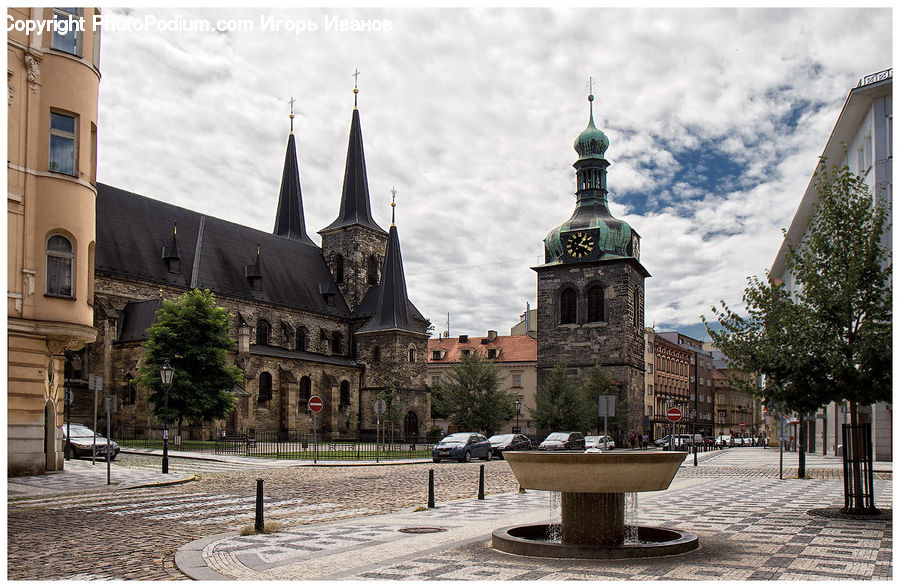 Architecture, Bell Tower, Clock Tower, Tower, Downtown, Plaza, Town Square