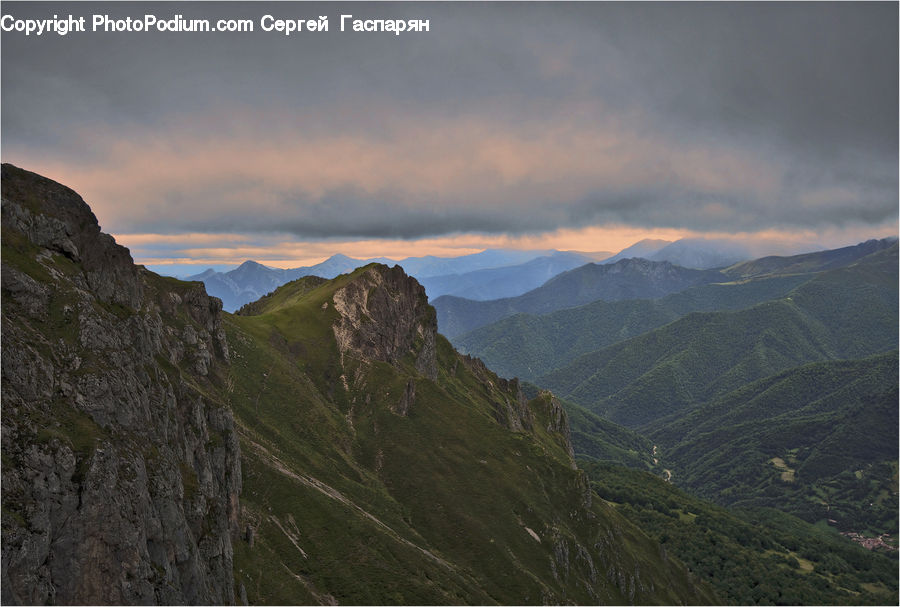 Crest, Mountain, Outdoors, Peak, Mountain Range, Landscape, Nature