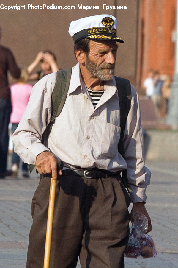 People, Person, Human, Paper, Man, Coat, Overcoat
