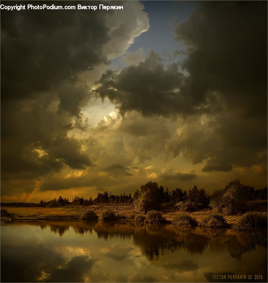 Azure Sky, Cloud, Outdoors, Sky, Cumulus