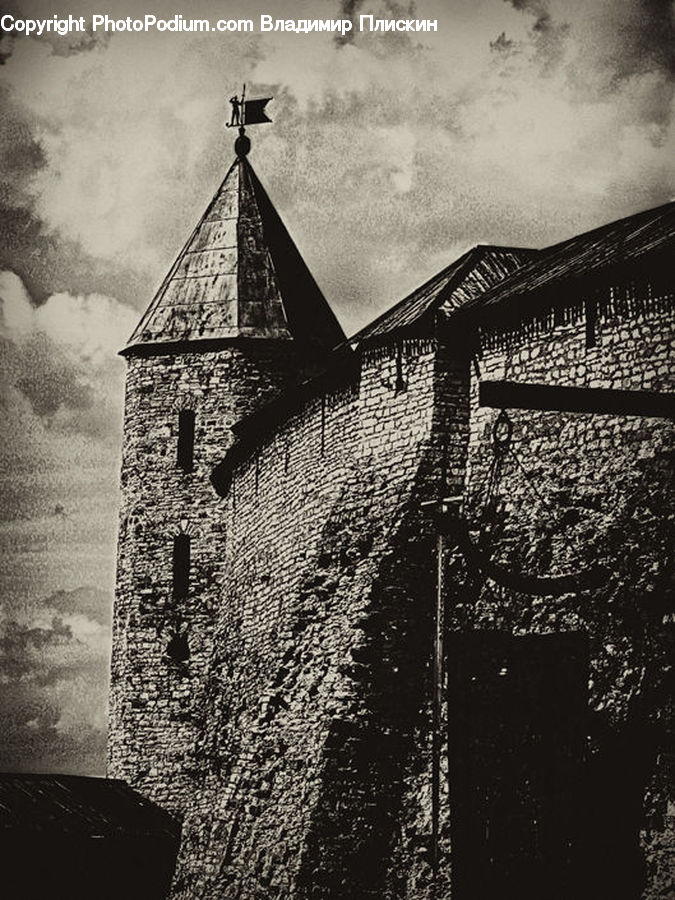 Building, Cottage, Housing, Architecture, Church, Worship, Spire