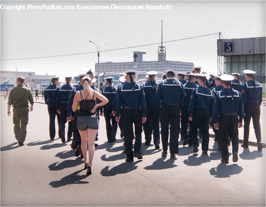 People, Person, Human, Officer, Police, Crowd, Coast Guard