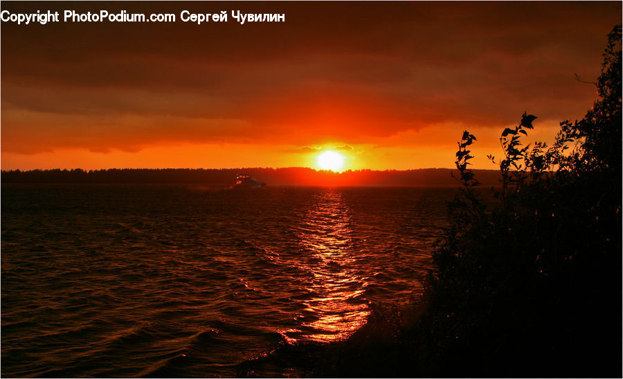 Sun, Dawn, Dusk, Sky, Sunrise, Sunset, Red Sky