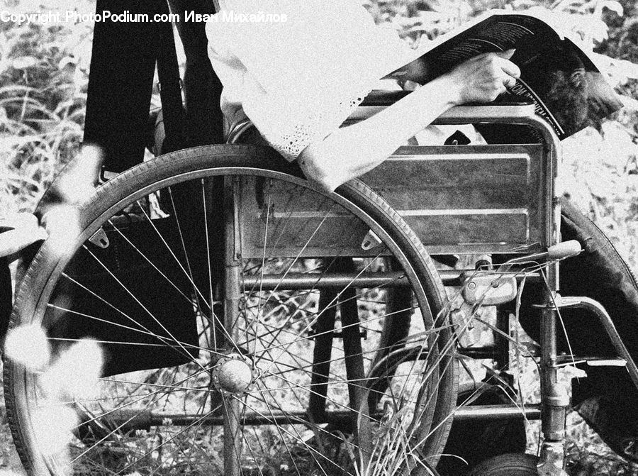 Bicycle, Bike, Vehicle, Asphalt, Tarmac, Tractor