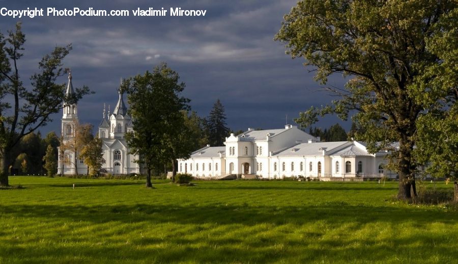 Building, Housing, Villa, Cottage, Architecture, Mansion, Field
