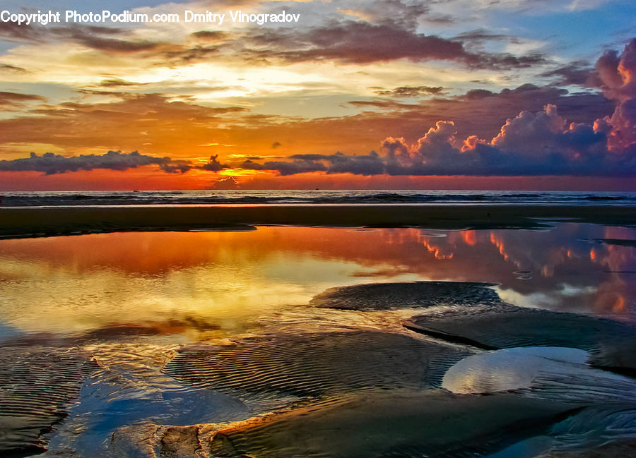 Dawn, Dusk, Red Sky, Sky, Sunrise, Sunset, Outdoors