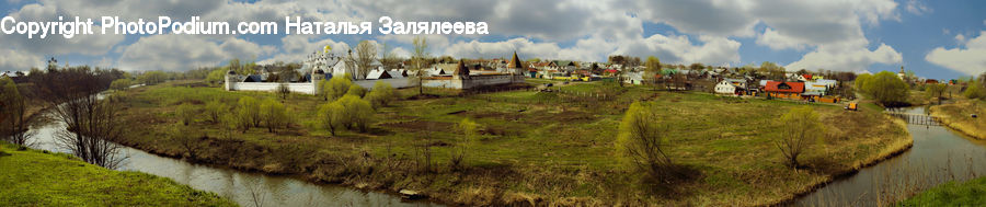 Countryside, Outdoors, Canal, River, Water, Architecture, Housing