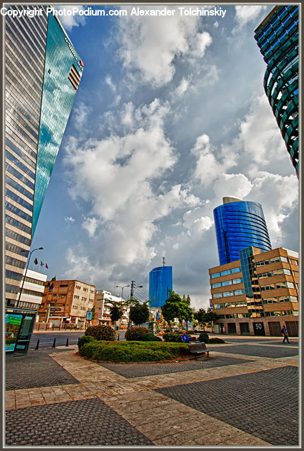 Building, City, High Rise, Downtown, Metropolis, Urban, Office Building