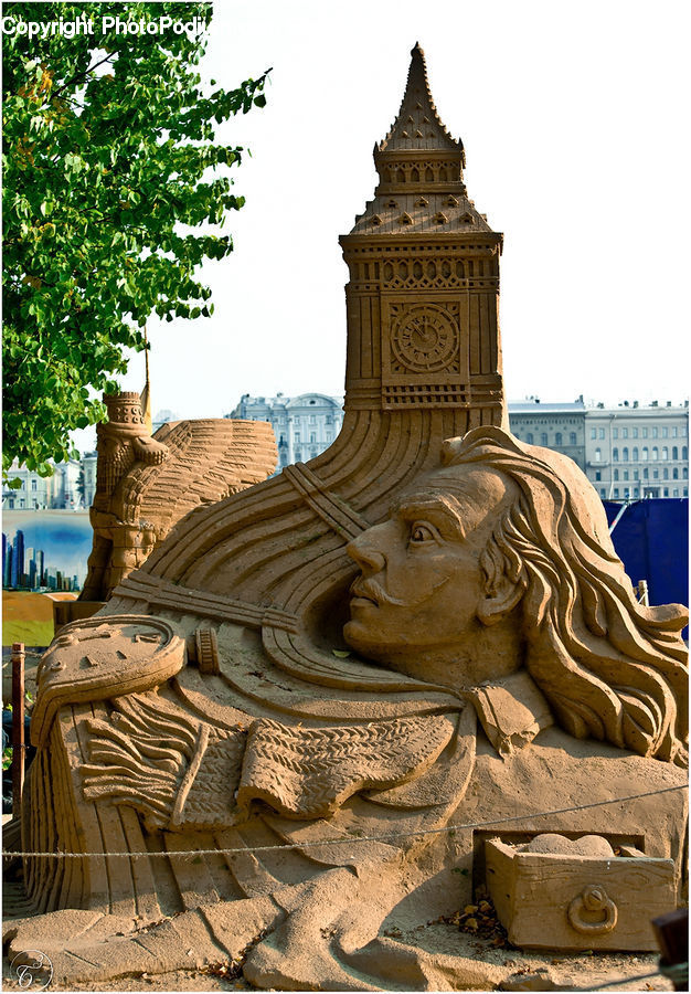 Art, Sculpture, Statue, Monument, Gargoyle, Building, Bonsai