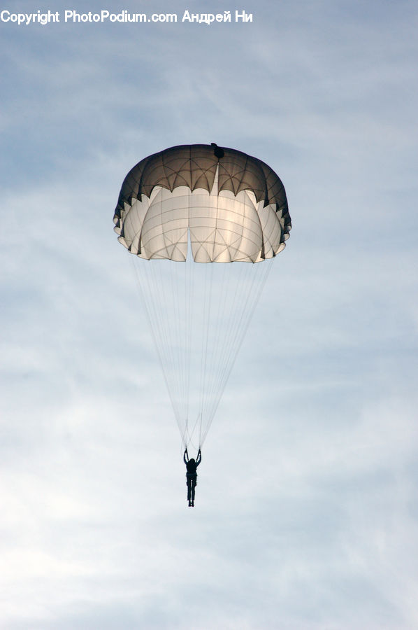 Adventure, Parachute, Flight, Gliding