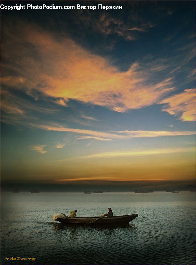 Azure Sky, Cloud, Outdoors, Sky, Boat, Dinghy, Canoe