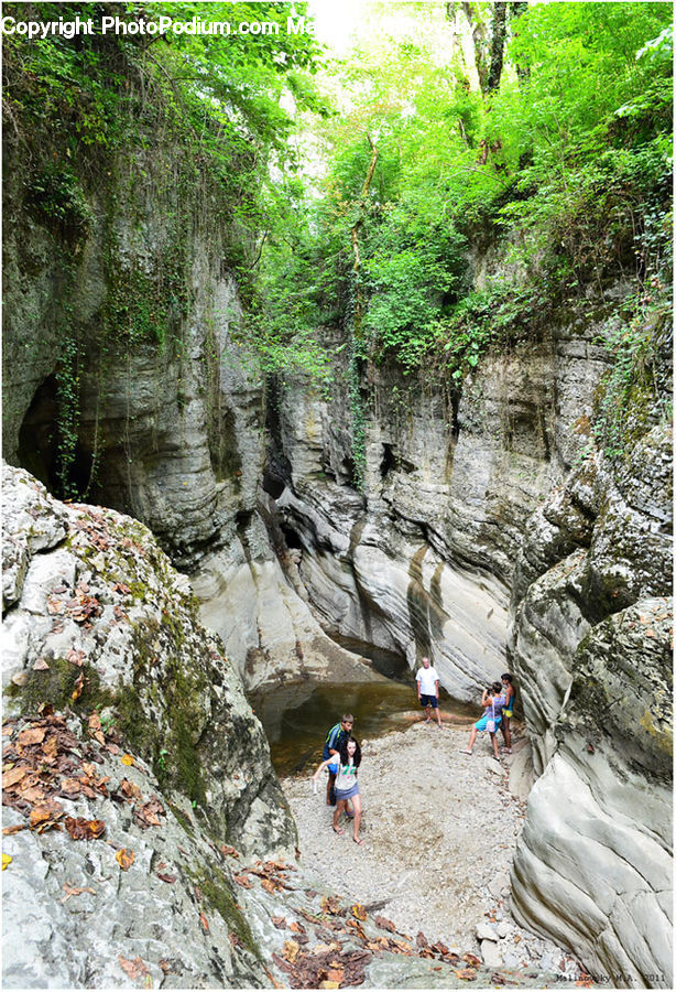 Rock, Hiking, Leisure Activities, Outdoors, Creek, River, Water