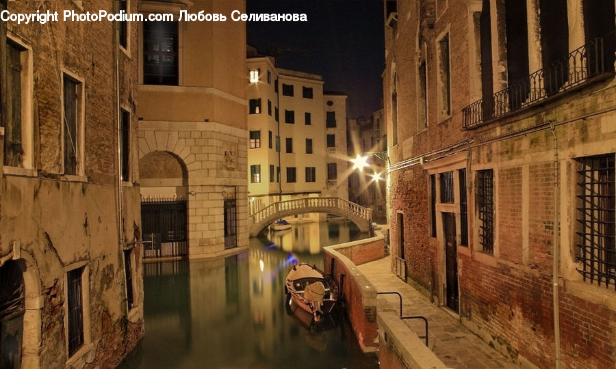 Arch, Alley, Alleyway, Road, Street, Town, Boat