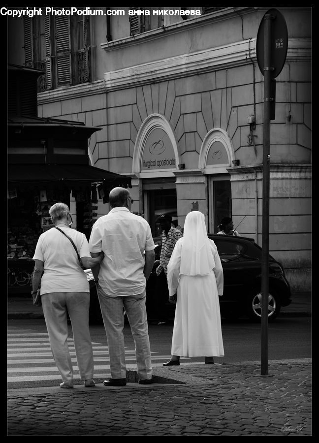 Human, People, Person, Automobile, Car, Vehicle, Architecture