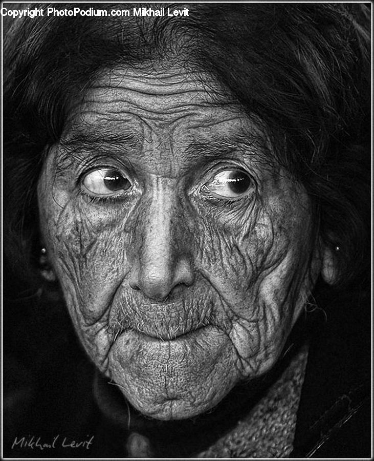 Person, Portrait, Selfie, Head, Face, Art, Drawing