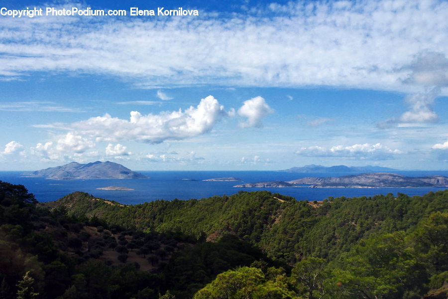 Cloud, Cumulus, Sky, Azure Sky, Outdoors, Landscape, Nature