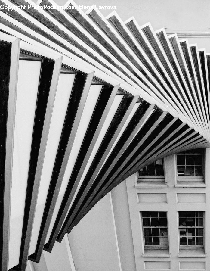Awning, Column, Pillar, Shutter, Window, Window Shade, Brick