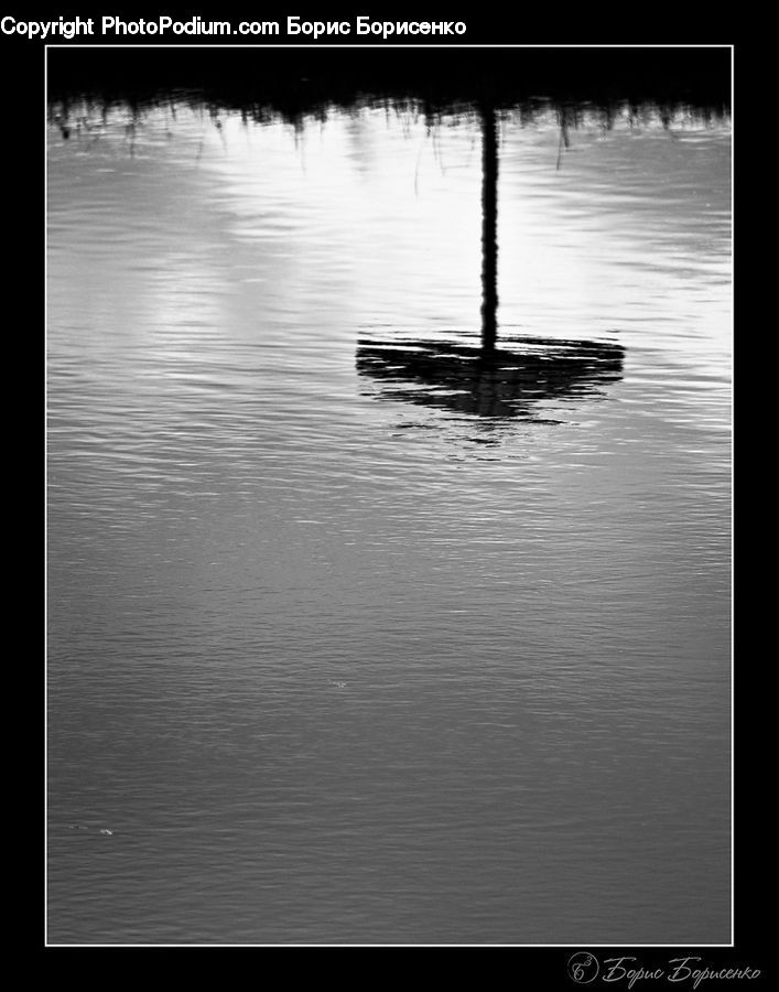 Outdoors, Ripple, Water, Silhouette, Dock, Landing, Pier
