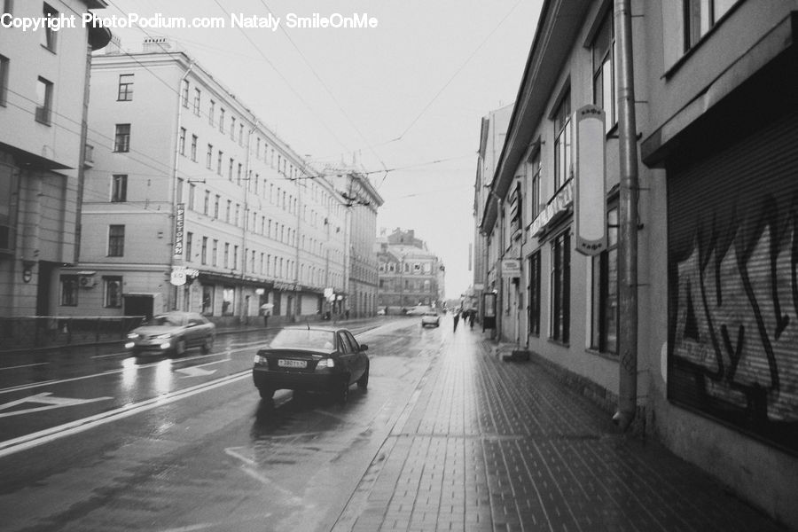 Automobile, Car, Vehicle, Alley, Alleyway, Road, Street