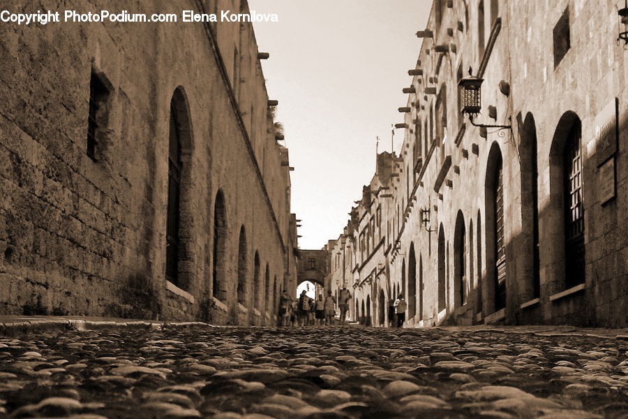 Cobblestone, Pavement, Walkway, Ruins, Rubble, Road, Street