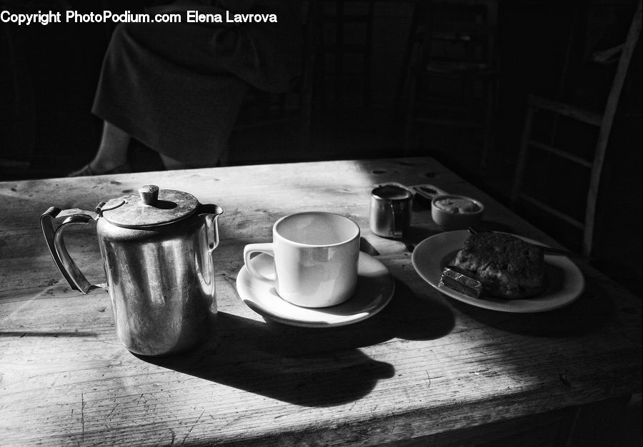 Dish, Food, Plate, Cup, Coffee Cup, Bread, French Toast