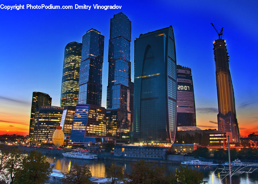 City, Downtown, Metropolis, Urban, Building, High Rise, Architecture