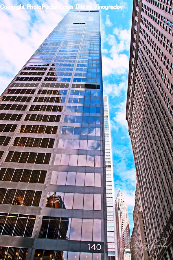 Architecture, City, Downtown, High Rise, Skyscraper, Building, Housing