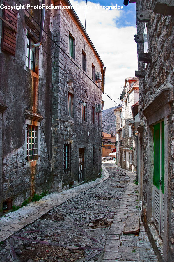 Cobblestone, Pavement, Walkway, Alley, Alleyway, Road, Street